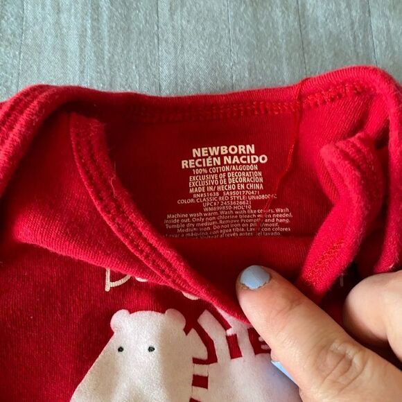 Baby’s First Christmas Onesie - Picture 2 of 2